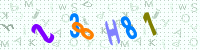 Blue Captcha Image