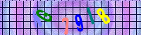 Blue Captcha Image