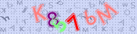 Blue Captcha Image
