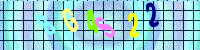 Blue Captcha Image