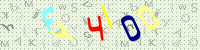 Blue Captcha Image