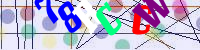 Blue Captcha Image