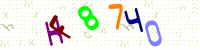 Blue Captcha Image