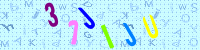 Blue Captcha Image