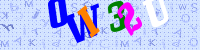 Blue Captcha Image
