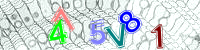 Blue Captcha Image