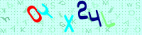 Blue Captcha Image