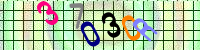 Blue Captcha Image