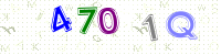 Blue Captcha Image
