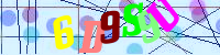 Blue Captcha Image
