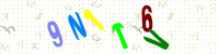 Blue Captcha Image