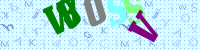 Blue Captcha Image