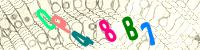 Blue Captcha Image