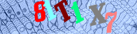 Blue Captcha Image
