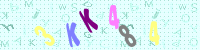 Blue Captcha Image