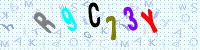 Blue Captcha Image