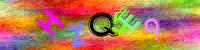 Blue Captcha Image
