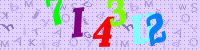 Blue Captcha Image