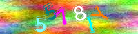 Blue Captcha Image
