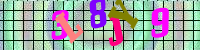 Blue Captcha Image