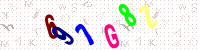 Blue Captcha Image