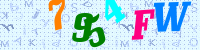 Blue Captcha Image