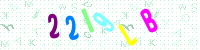 Blue Captcha Image