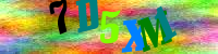 Blue Captcha Image