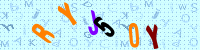 Blue Captcha Image