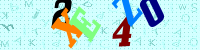 Blue Captcha Image