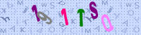 Blue Captcha Image