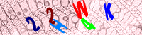 Blue Captcha Image