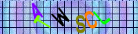 Blue Captcha Image