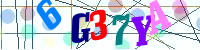 Blue Captcha Image