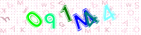 Blue Captcha Image