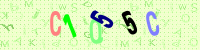 Blue Captcha Image