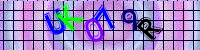 Blue Captcha Image