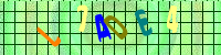 Blue Captcha Image