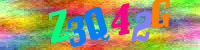 Blue Captcha Image