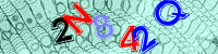 Blue Captcha Image