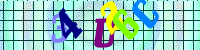 Blue Captcha Image