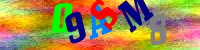 Blue Captcha Image