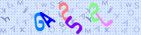 Blue Captcha Image
