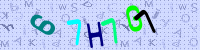 Blue Captcha Image