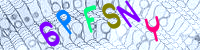 Blue Captcha Image