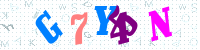 Blue Captcha Image