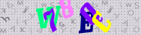 Blue Captcha Image
