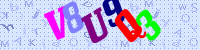 Blue Captcha Image