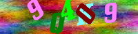 Blue Captcha Image