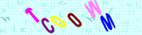 Blue Captcha Image